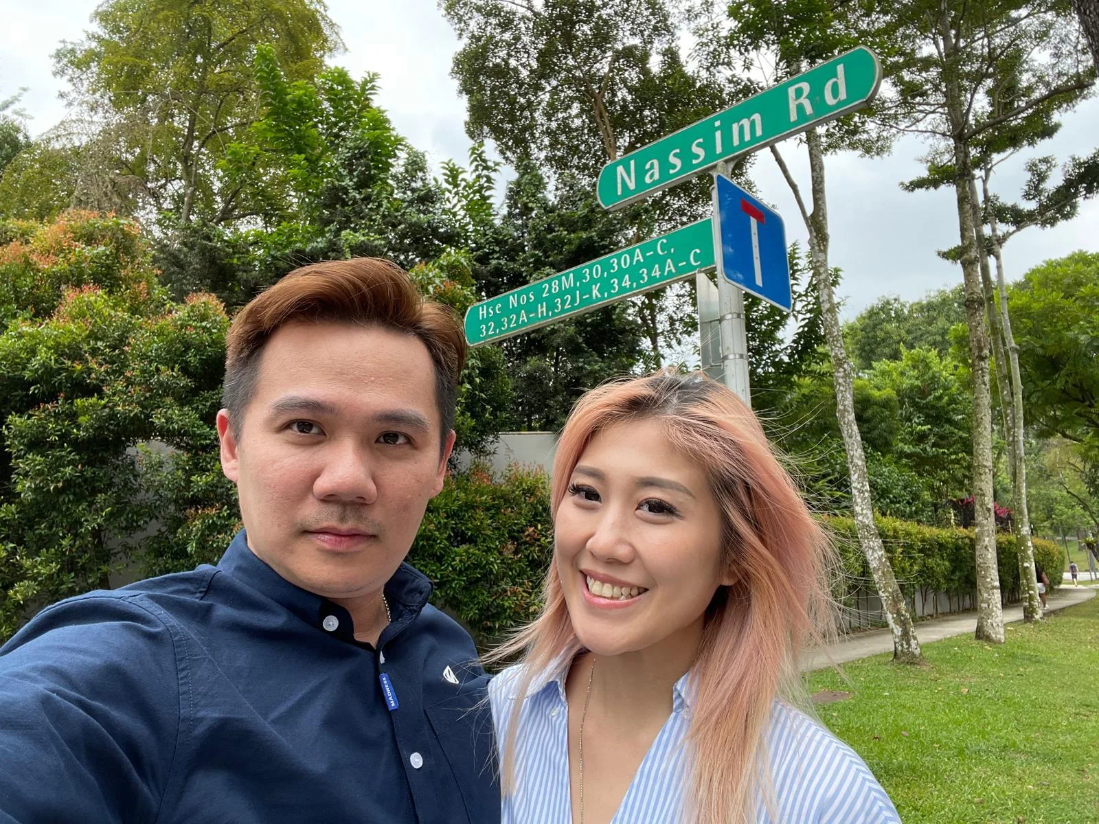 Alvin Choo at Nassim Road during property work