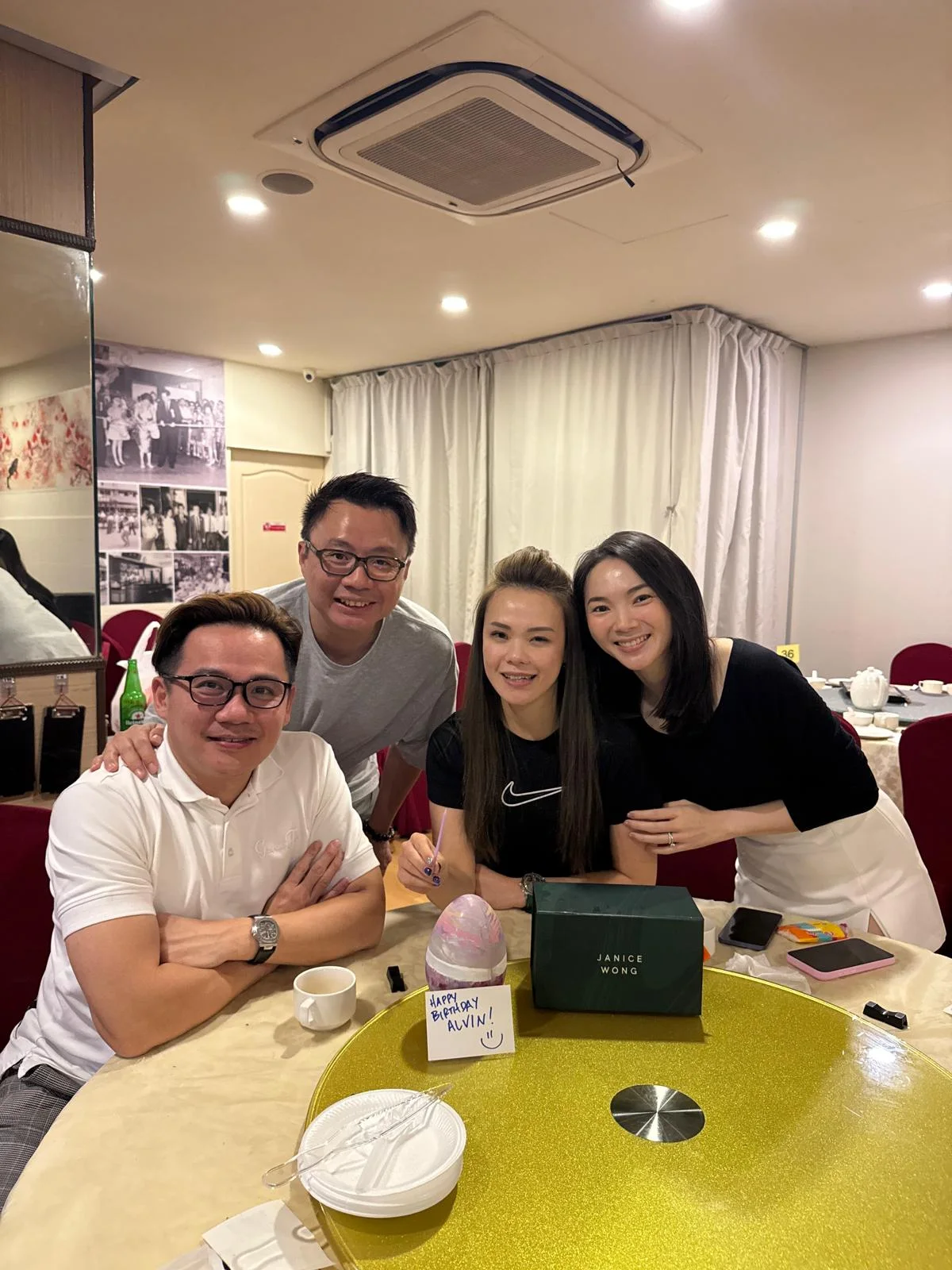 Alvin Choo with friends and associates at a private gathering