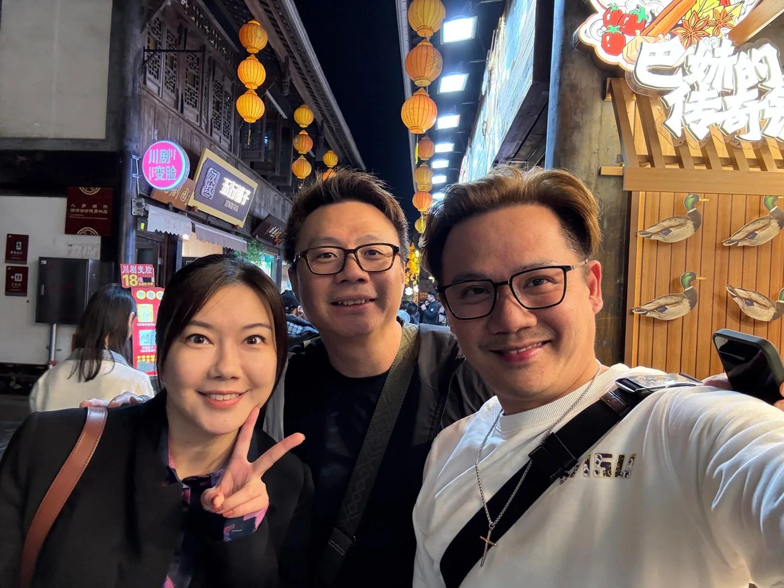 Alvin Choo with associates during an overseas visit